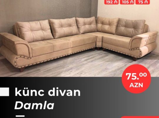 Modern və klassik Künc divanlar Kreditlə