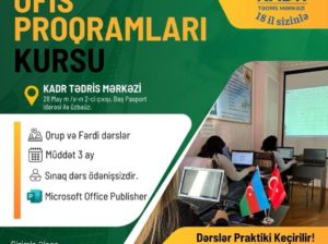 Ofis proqramları kursu 2024